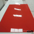 Hot Red Acrylic Solid Surface Sheet, Pure Color Solid Surface Sheets